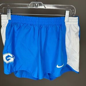 Nike dri fit shorts blue with G